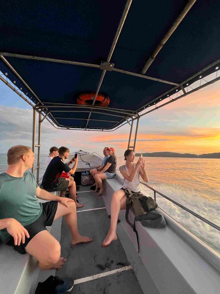 Sunset experience boat tour santa teresa